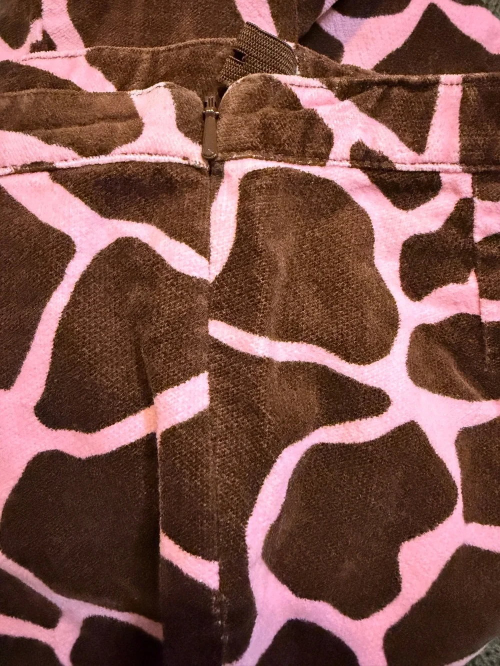 Gymboree Giraffe Club velveteen fringe pants vintage
